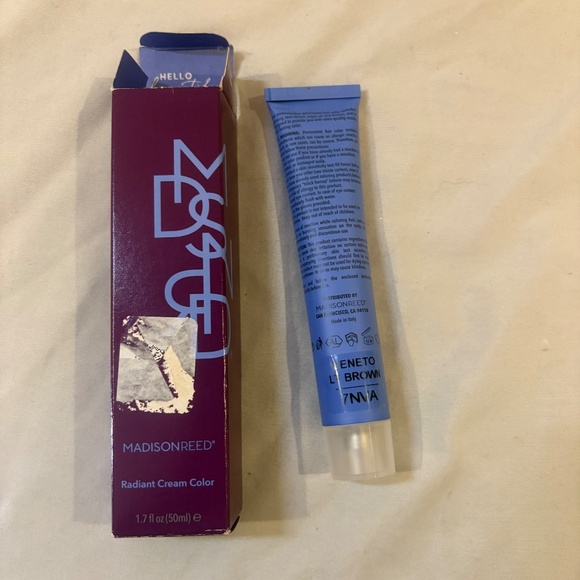 MADISON REED RADIANT CREAM COLOR - 1.7  oz - New in Box Veneto LT Brown 7NVA - Picture 7 of 8